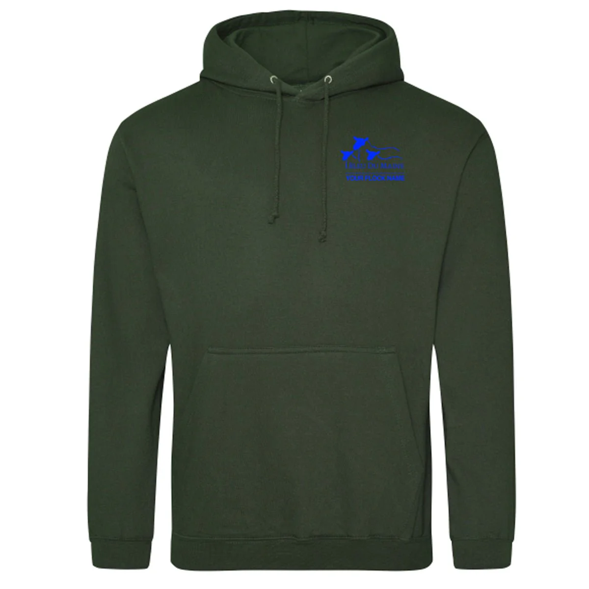 Bleu Du Maine Sheep Society Mens Hoody - Image 3
