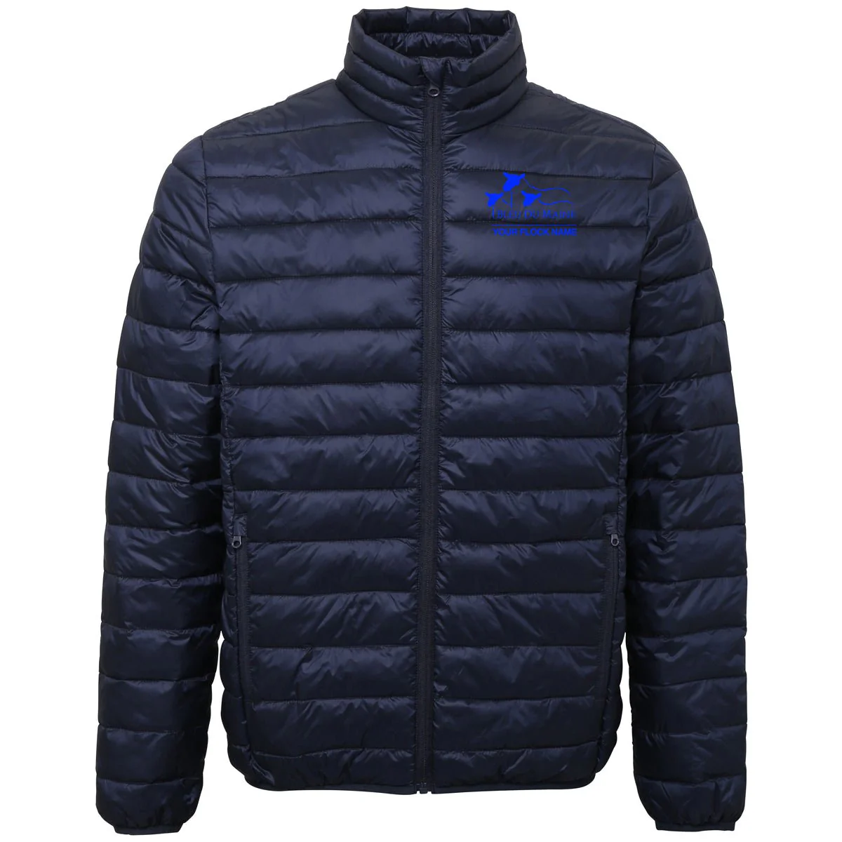 Bleu Du Maine Sheep Society Mens Puffa Jacket - Image 3